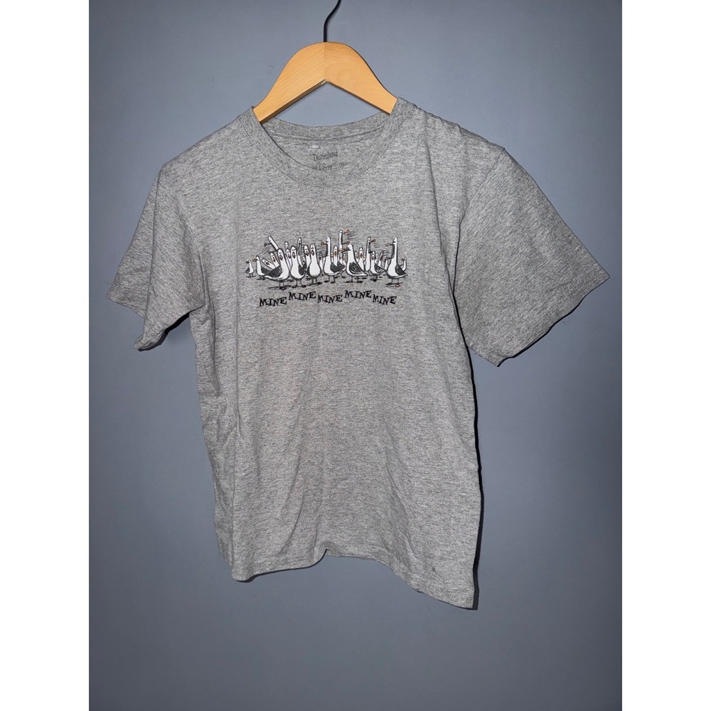 Disney Parks Kids Finding Nemo Seagulls Mine Mine Mine Gray Graphic T-Shirt L
